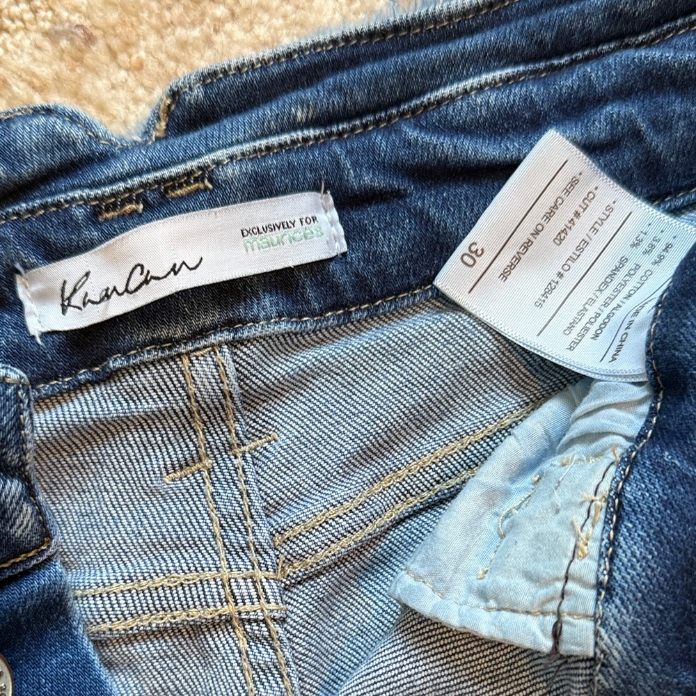 KanCan Dark Blue Flare Jeans - Picture 4 of 4